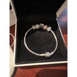 pandora bracelet with charms authentic new