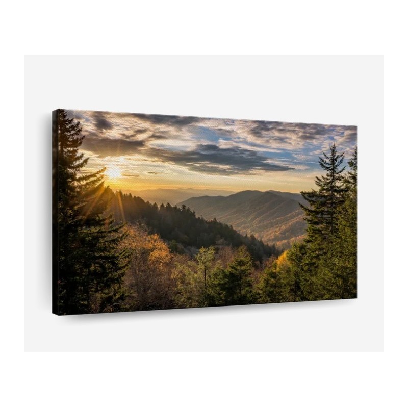 Sunrise In Smoky Mountains Wall Art