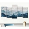 Japanese Mountain Landscape Abstract Wall Art