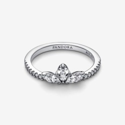 Tear-shaped Tiara Ring Set