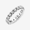 Sparkling Row Eternity Ring Set