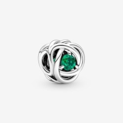 May Green Eternity Circle Charm