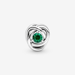 May Green Eternity Circle Charm