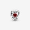 July True Red Eternity Circle Charm