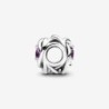 February Purple Eternity Circle Charm