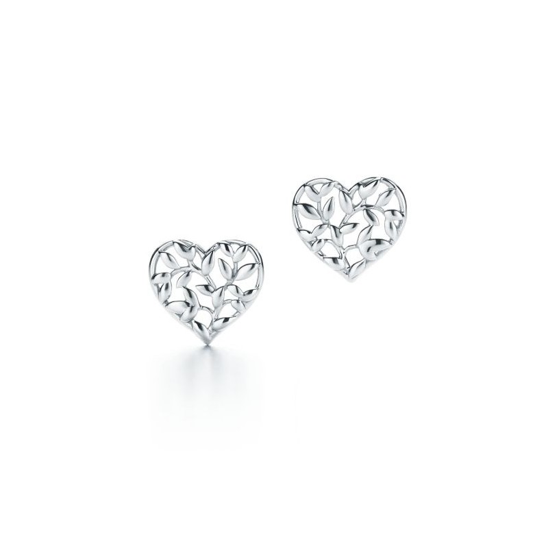 Paloma Picasso Olive Leaf Heart Earrings