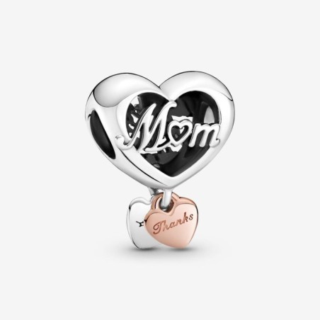 Thank You Mum Heart Charm