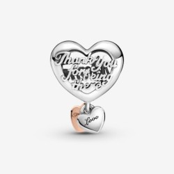 Thank You Mum Heart Charm