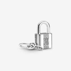 Padlock and Key Dangle Charm