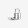 Padlock and Key Dangle Charm