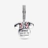 Disney Minnie Mouse Silhouette Double Dangle Charm