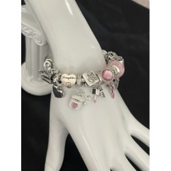 Linx Snake Chain Bracelet with Pink Daughter and Graduation Themed