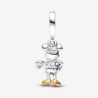 Disney 100th Anniversary Mickey Mouse Lab-grown Diamond Dangle Charm