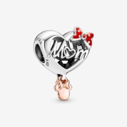 Disney Minnie Mouse Mom Heart Charm