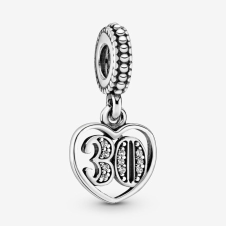 30th Celebration Dangle Charm