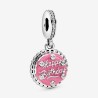 Pink Birthday Cake Dangle Charm