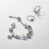 Pandora Moments Heart Clasp Snake Chain Bracelet