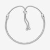 Pandora Moments Snake Chain Slider Bracelet,Metal: Sterling silver