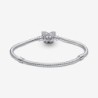 Pandora Moments Butterfly Clasp Snake Chain Bracelet