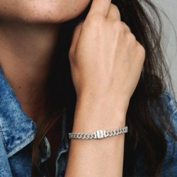 Pandora Timeless Pavé Cuban Chain Bracelet