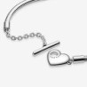 Pandora Moments Heart T-Bar Snake Chain Bracelet