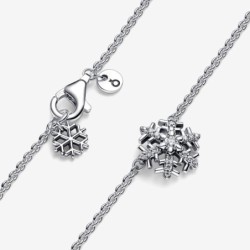 Sparkling Snowflake Pendant Necklace