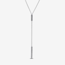 Pandora Timeless Pavé Prism Drop Necklace