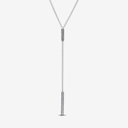 Pandora Timeless Pavé Prism Drop Necklace