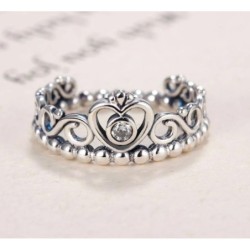 Princess Tiara Ring, Sterling Silver 925, Pandora Style