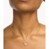 Ari Heart Gold Extended Length Pendant Necklace in Iridescent