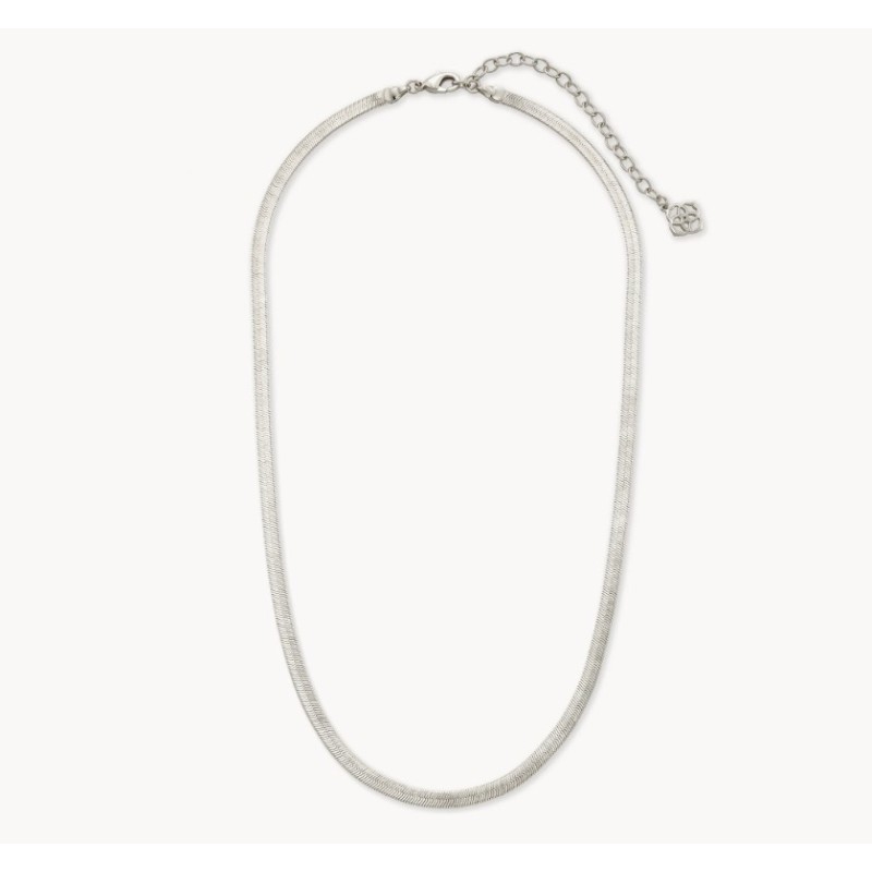 Kendra Scott Kassie Chain Necklace in Silver