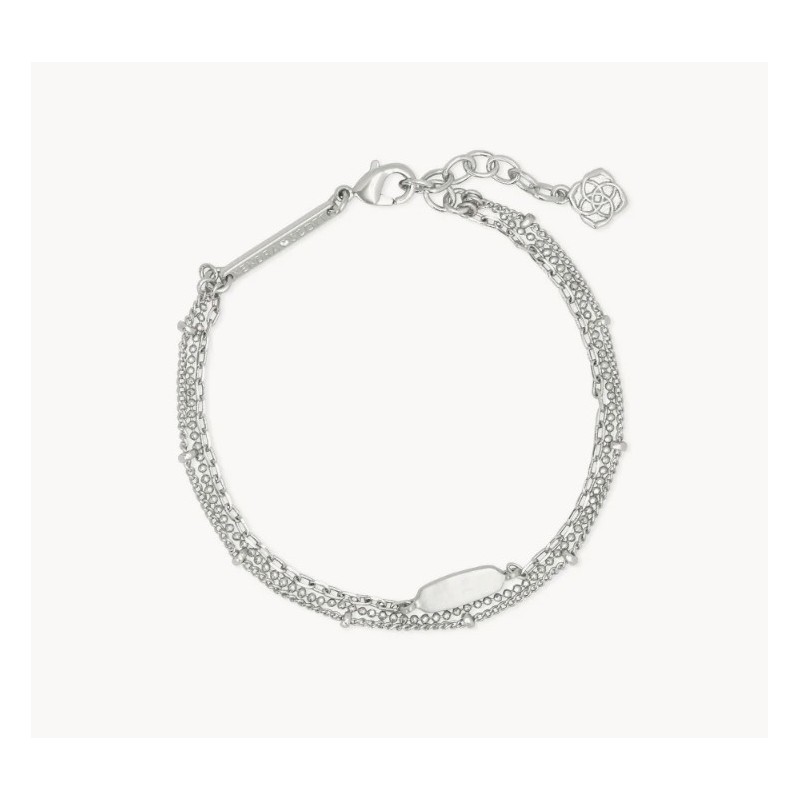 Kendra Scott Fern Multi Strand Bracelet in Bright Silver