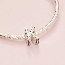 Pandora Charm Bracelets 925 Sterling Silver Letter Initial