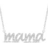 Diamond "Mama" Necklace 925 Sterling Silver,MOTHER'S DAY GIFTS