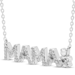 Diamond "Mama" Bear Necklace ,MOTHER'S DAY GIFTS