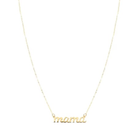 Mama Script Necklace 10K Gold,MOTHER'S DAY GIFTS