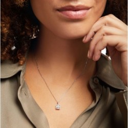 Center of Me Diamond Necklace  Sterling Silver