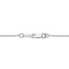 Diamond Necklace 1/20 ct Round-cut Sterling Silver & 10K Rose Gold