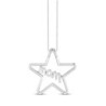 Diamond Mom Star Pendant Mom Necklace