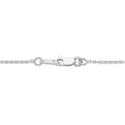 Diamond "Mom" with Crown Necklace Sterling Silver