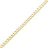 Solid Curb Chain Bracelet Women's Jewelry