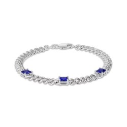 Sapphire Taima Title Bracelet Sterling Silver