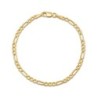 Children's Solid Figaro Chain Bracelet 14K Yellow Gold