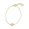 Crown Bracelet, Thin Bracelet 14K Gold