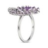 Marquise Amethyst Butterfly Ring in 925 Sterling Silver