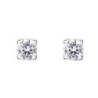 Silver Cubic Zirconia Stud Earrings