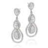 Crystal Pear Shape Drop Earrings Temperament Jewelry