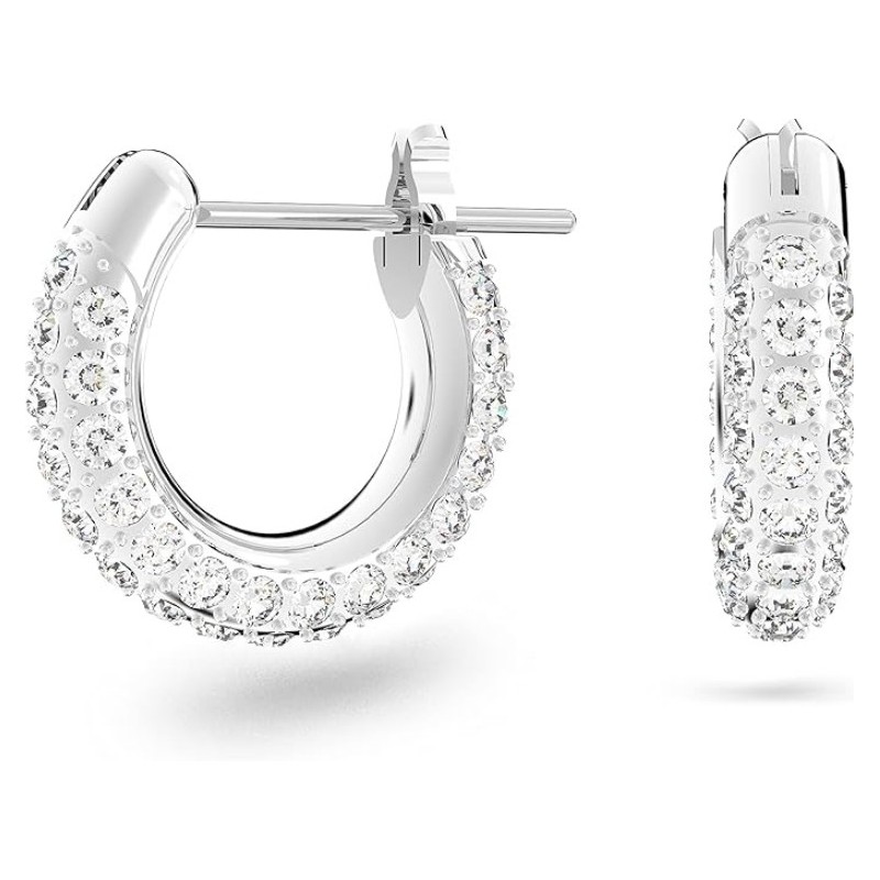 Stone Crystal Pierced Hoop Earring Jewelry,Temperament Earrings