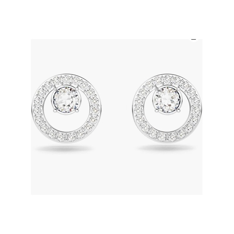 Swarovski Creative Hoop Earrings Clear Crystal Jewelry