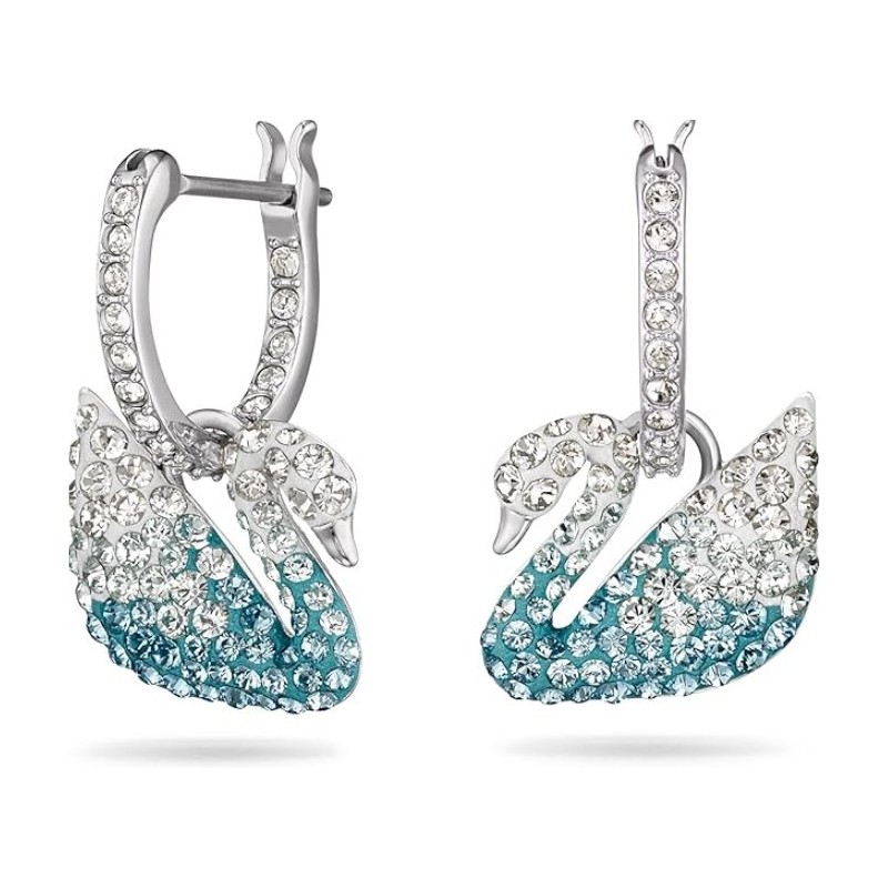 Swan Crystal Earrings Jewelry,Blue Crystal,Exquisite Errings